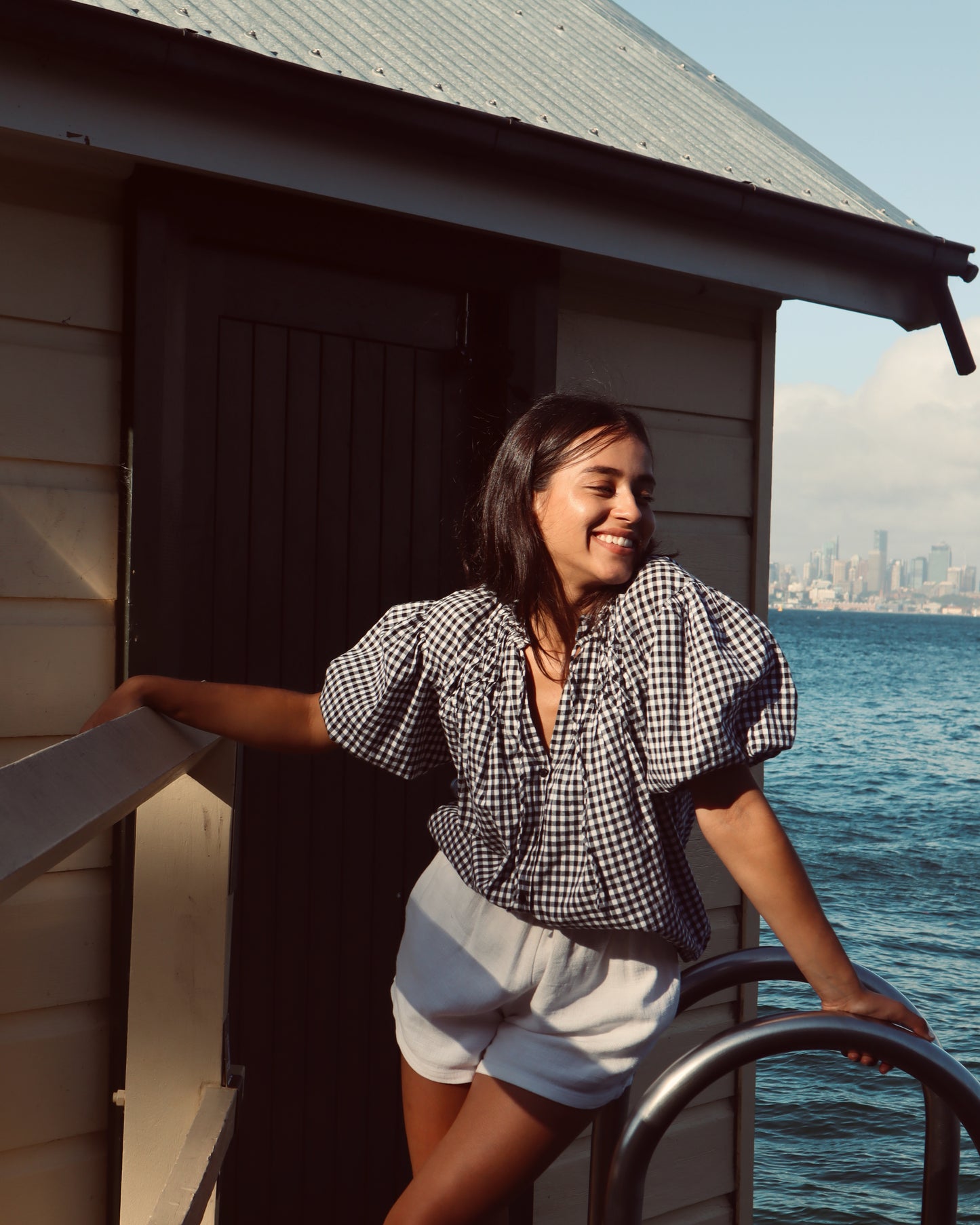 Lily Blouse - Gingham
