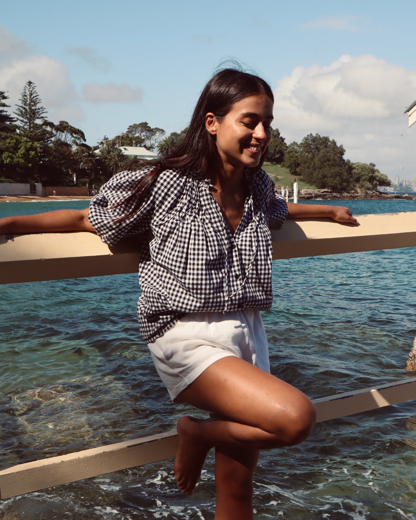 Lily Blouse - Gingham