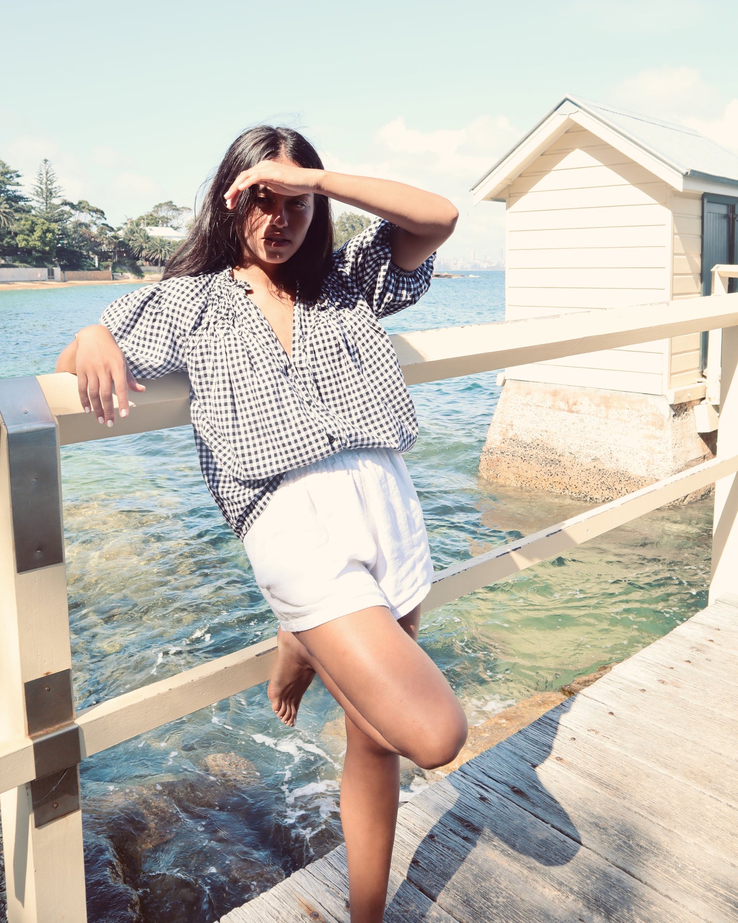 Lily Blouse - Gingham
