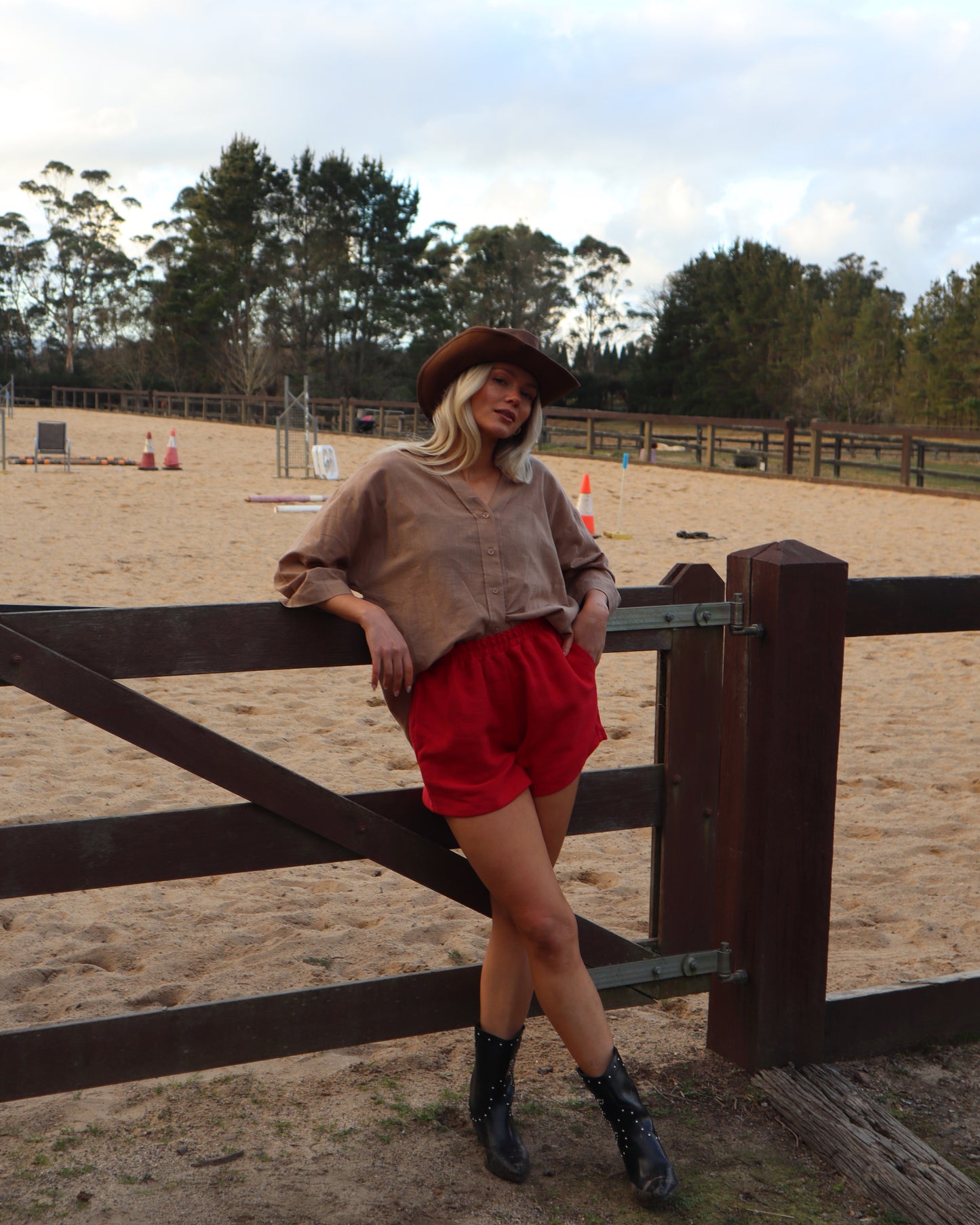 Tala Shorts - cherry