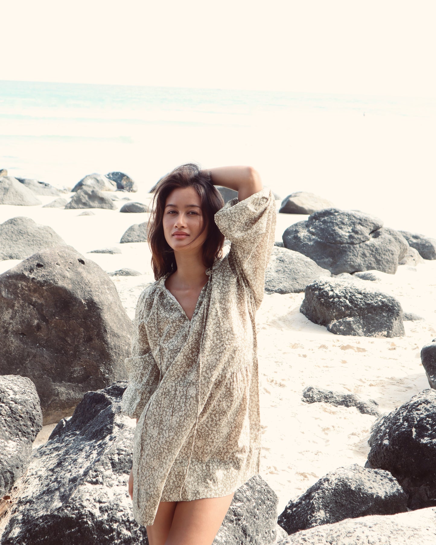 Gabriella Dress - Meadow Fern