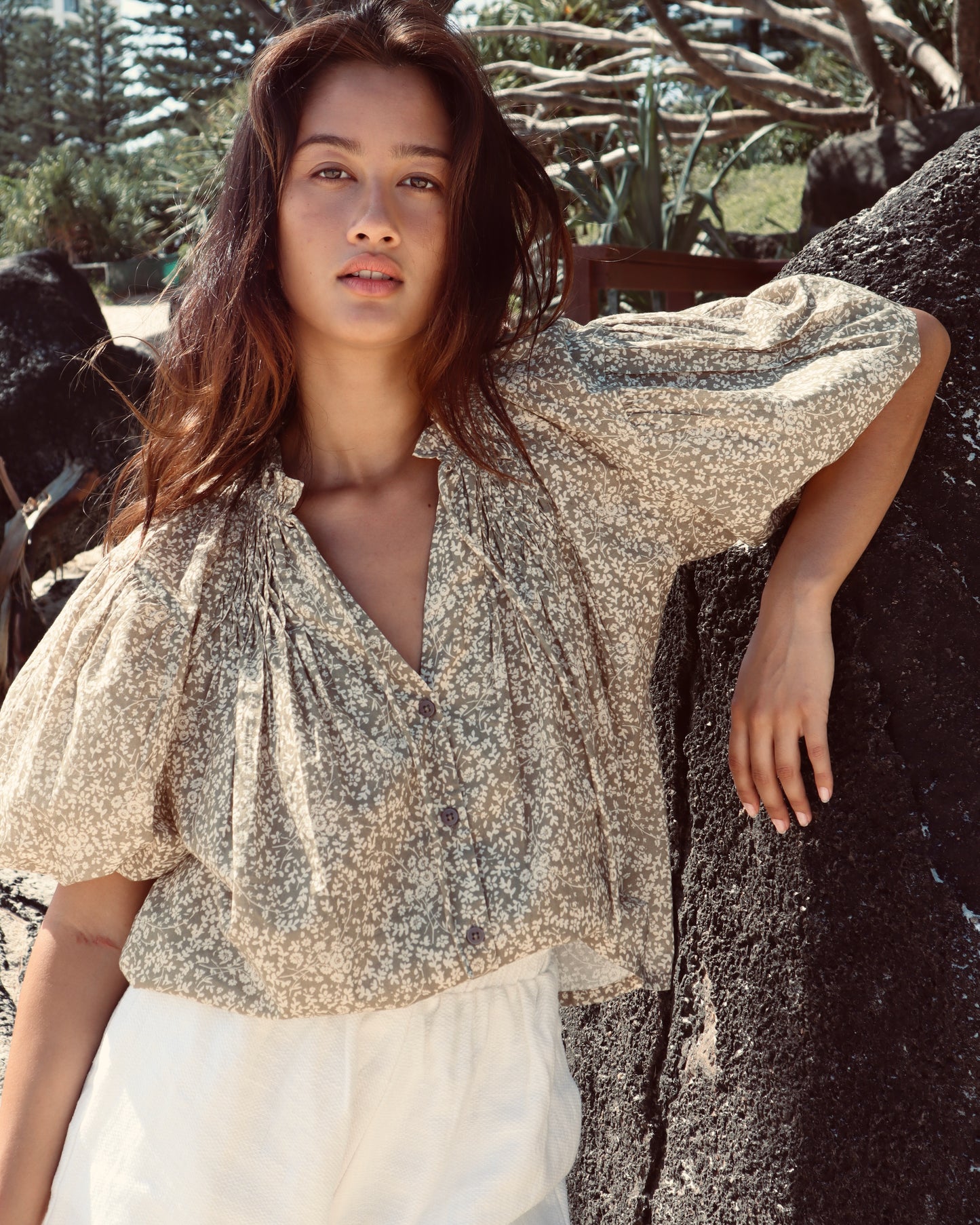 Lily Blouse - Meadow Fern