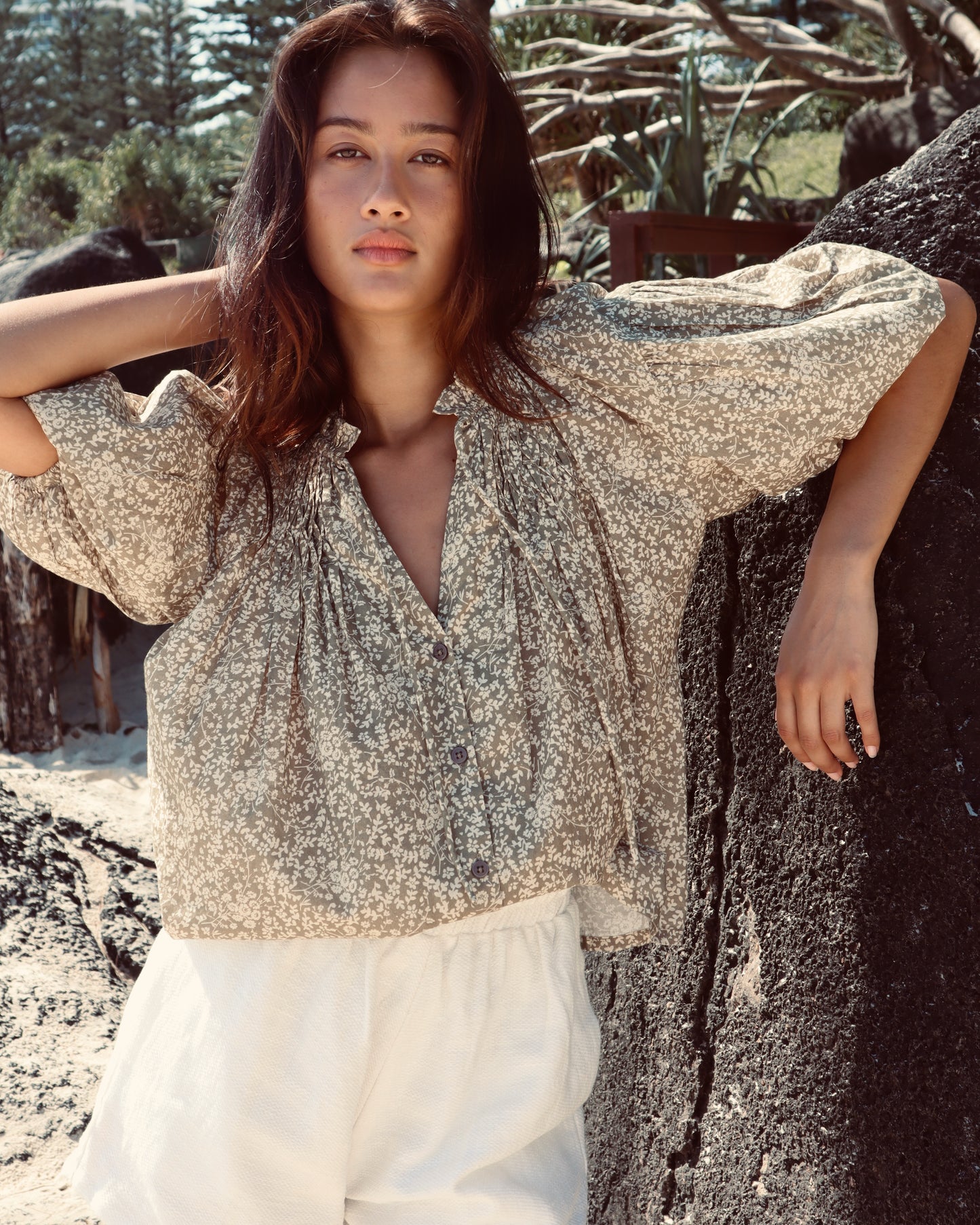 Lily Blouse - Meadow Fern
