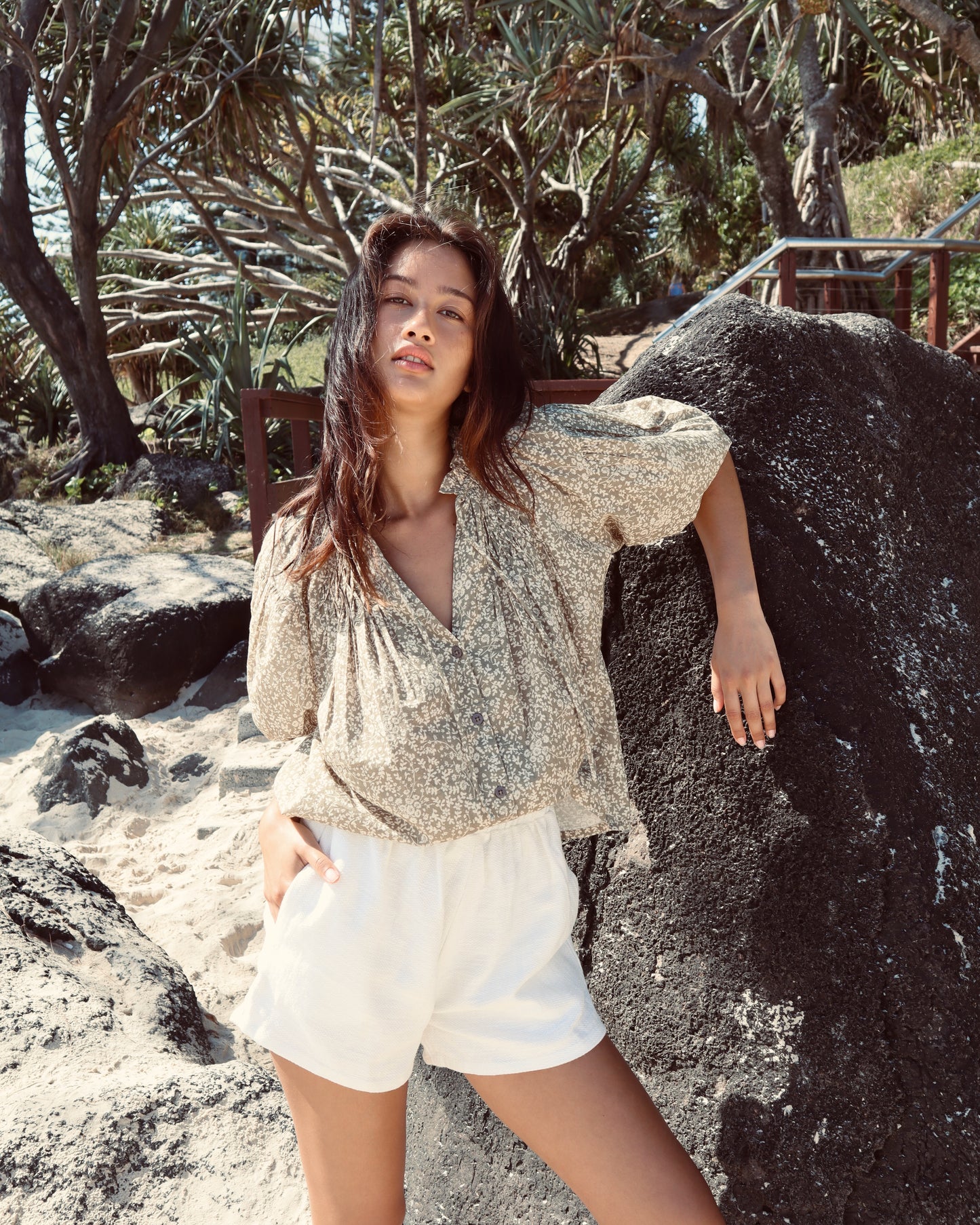 Lily Blouse - Meadow Fern