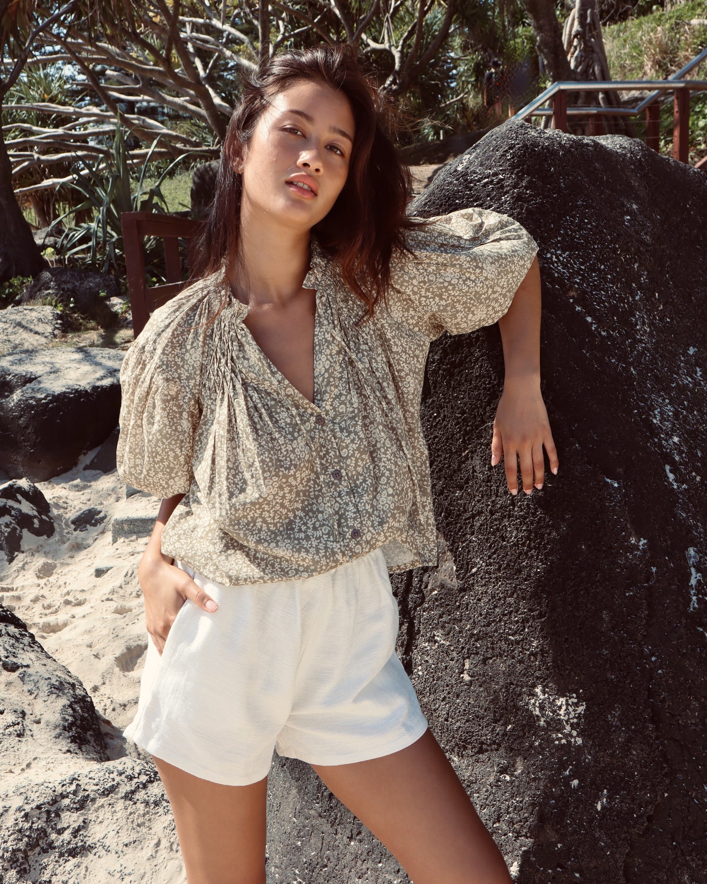 Lily Blouse - Meadow Fern