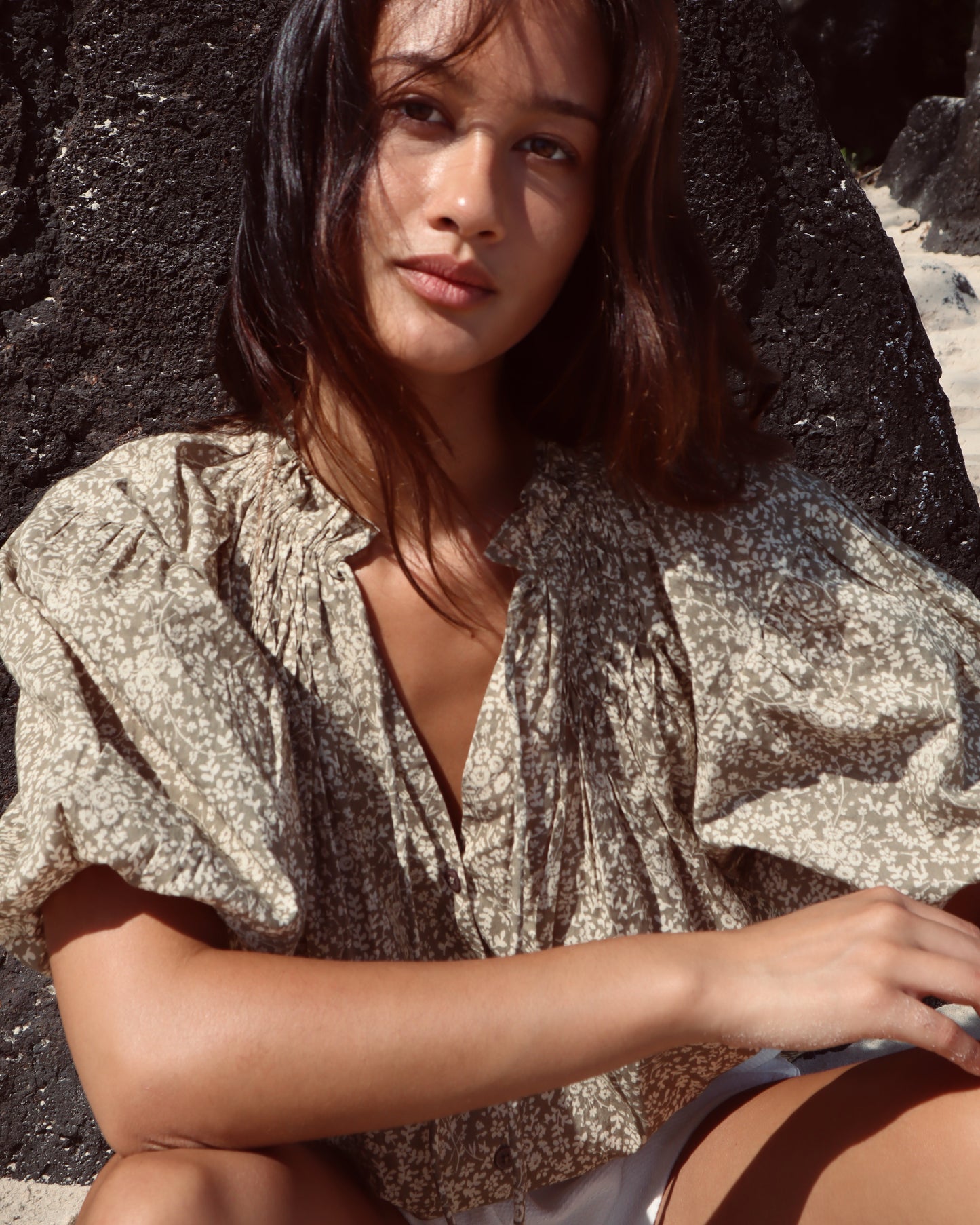Lily Blouse - Meadow Fern
