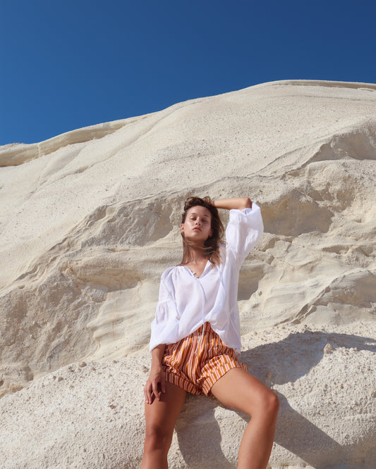 Hunter Shorts - Milos Stripe (final Sale)