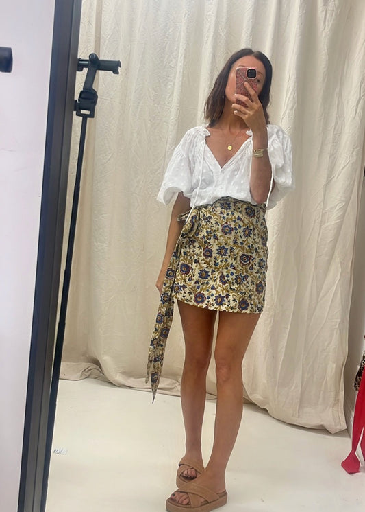 Goldie Skirt - Moonflower Vine