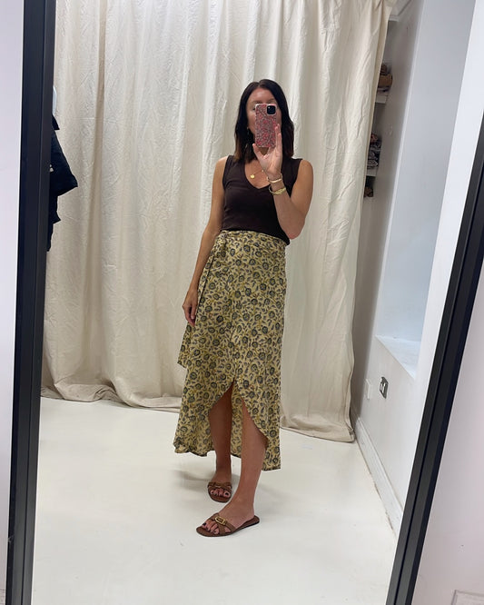 Solea Midi Skirt - Marigold