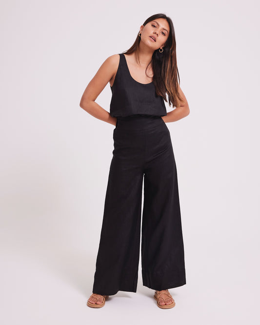 Eden Top - Black/Macadamia
