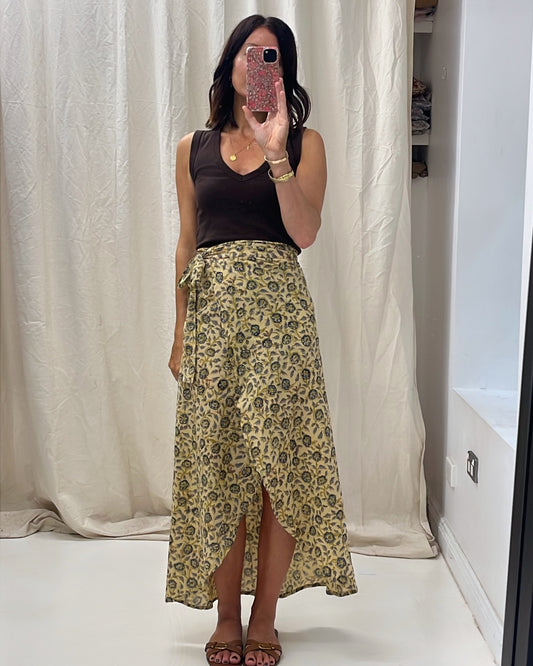 Solea Midi Skirt - Marigold