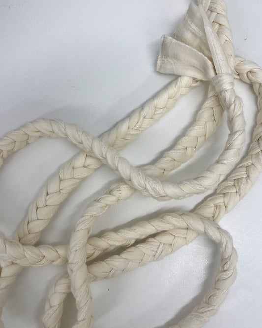 Cream waist tie