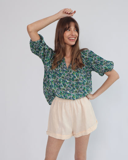 Lily Blouse - Hydrangea