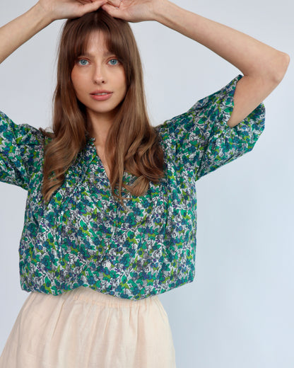 Lily Blouse - Hydrangea