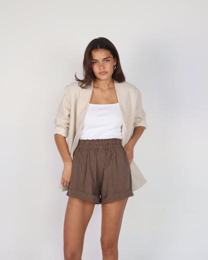 Hunter Shorts - Brown Stripe
