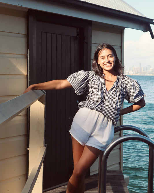 Lily Blouse - Gingham
