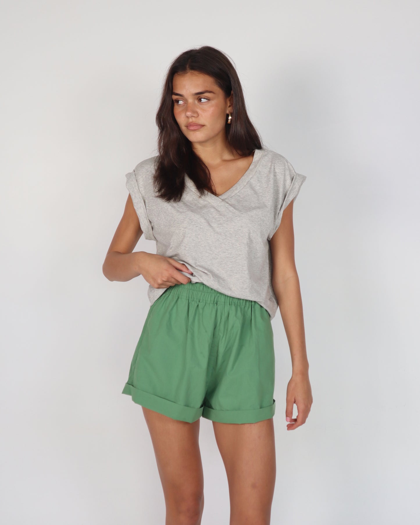 Rowan T-shirt - Grey Marle