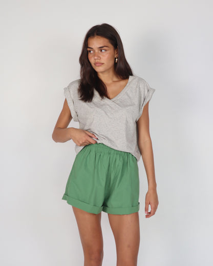 Rowan T-shirt - Grey Marle