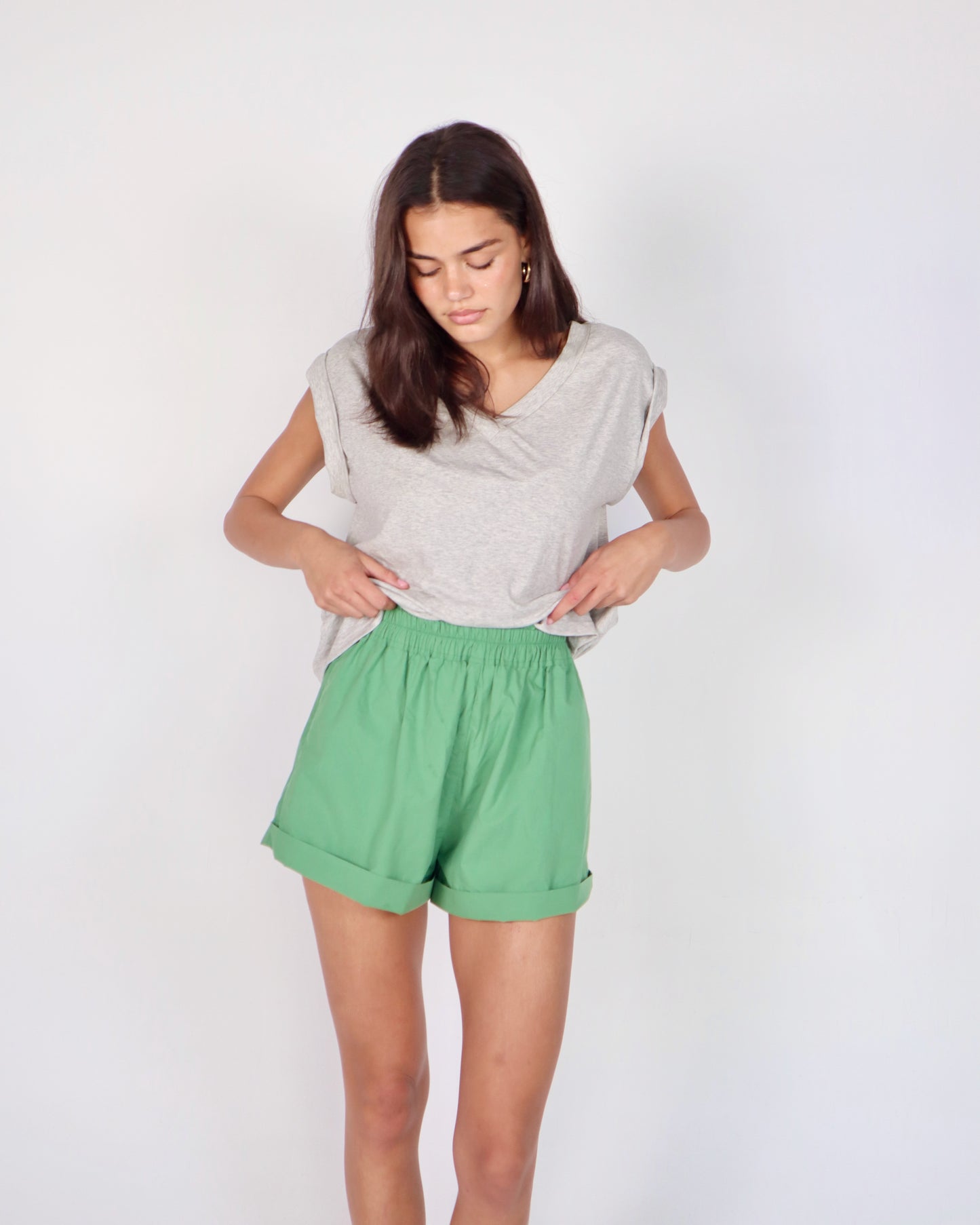 Rowan T-shirt - Grey Marle