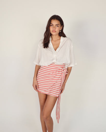 Portofino Stripe Skirt