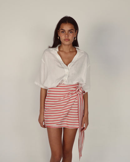 Portofino Stripe Skirt