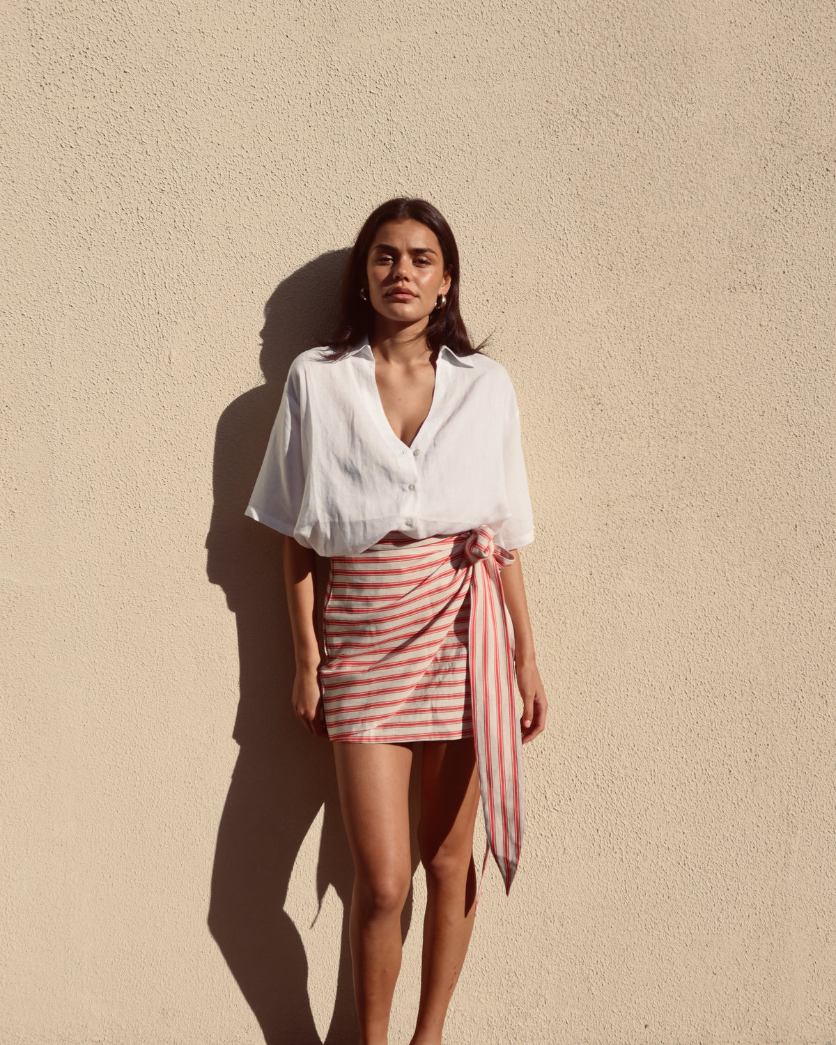 Portofino Stripe Skirt
