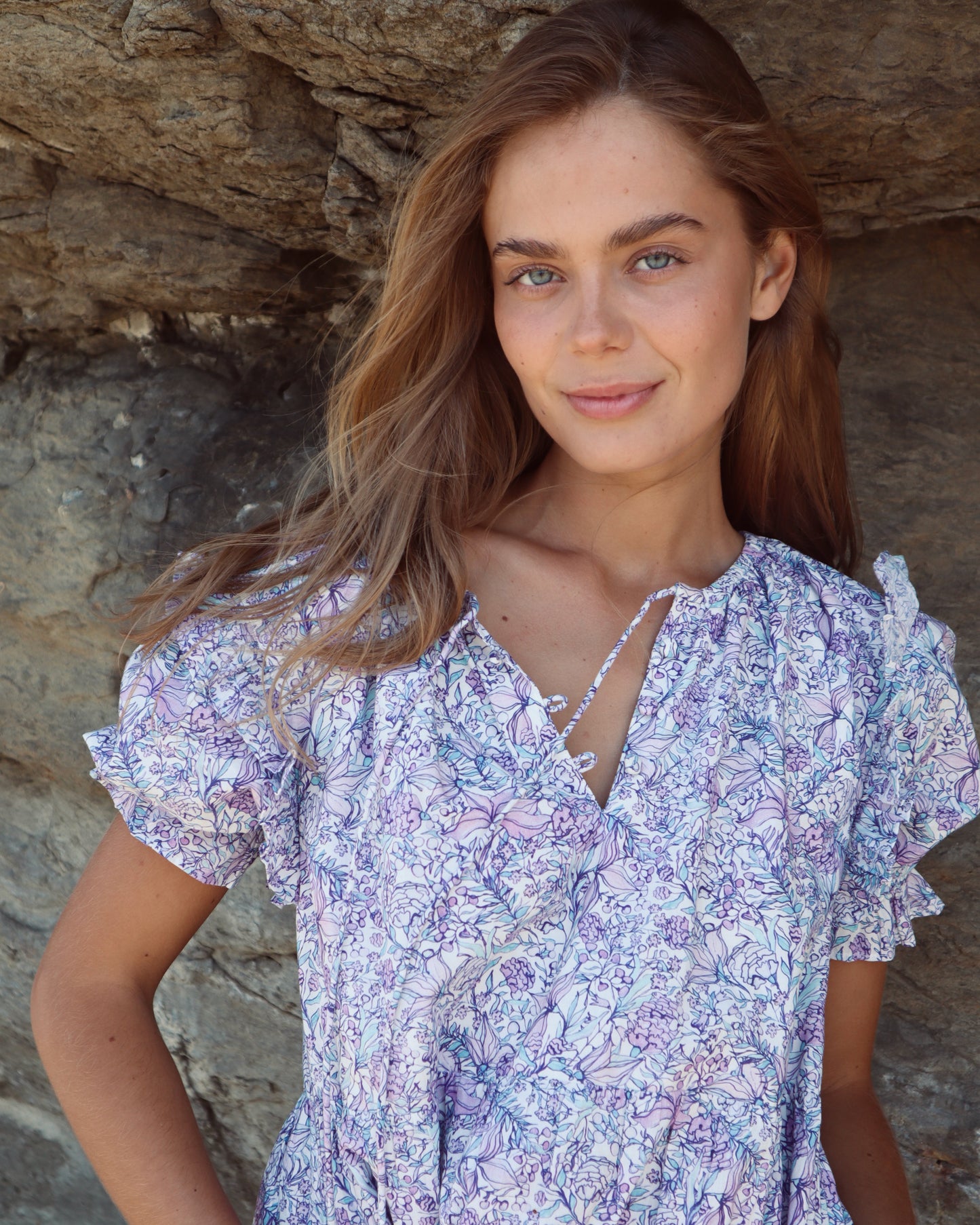 Bella - Purple Floral (FINAL SALE)
