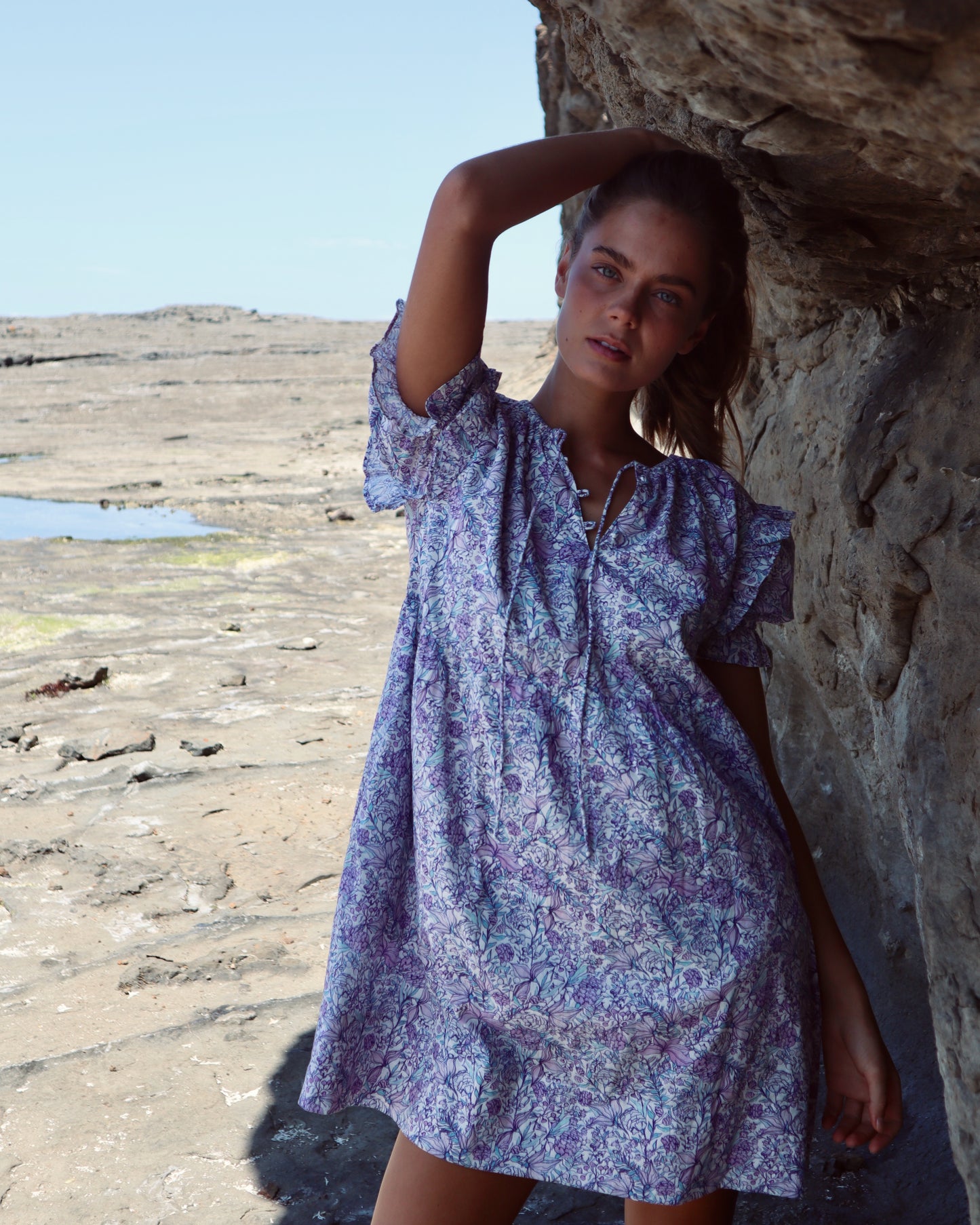 Bella - Purple Floral (FINAL SALE)