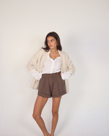 Hunter Shorts - Brown Stripe