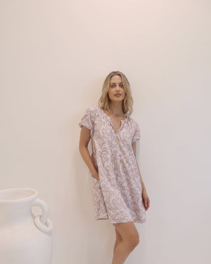 Freya Mini Dress - Wisteria