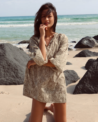 Gabriella Dress - Meadow Fern