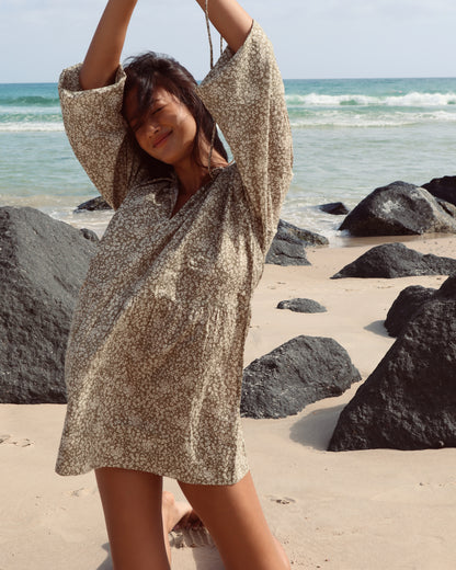 Gabriella Dress - Meadow Fern