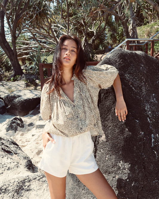Lily Blouse - Meadow Fern