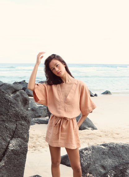 Aya Mini Dress - Desert Dust