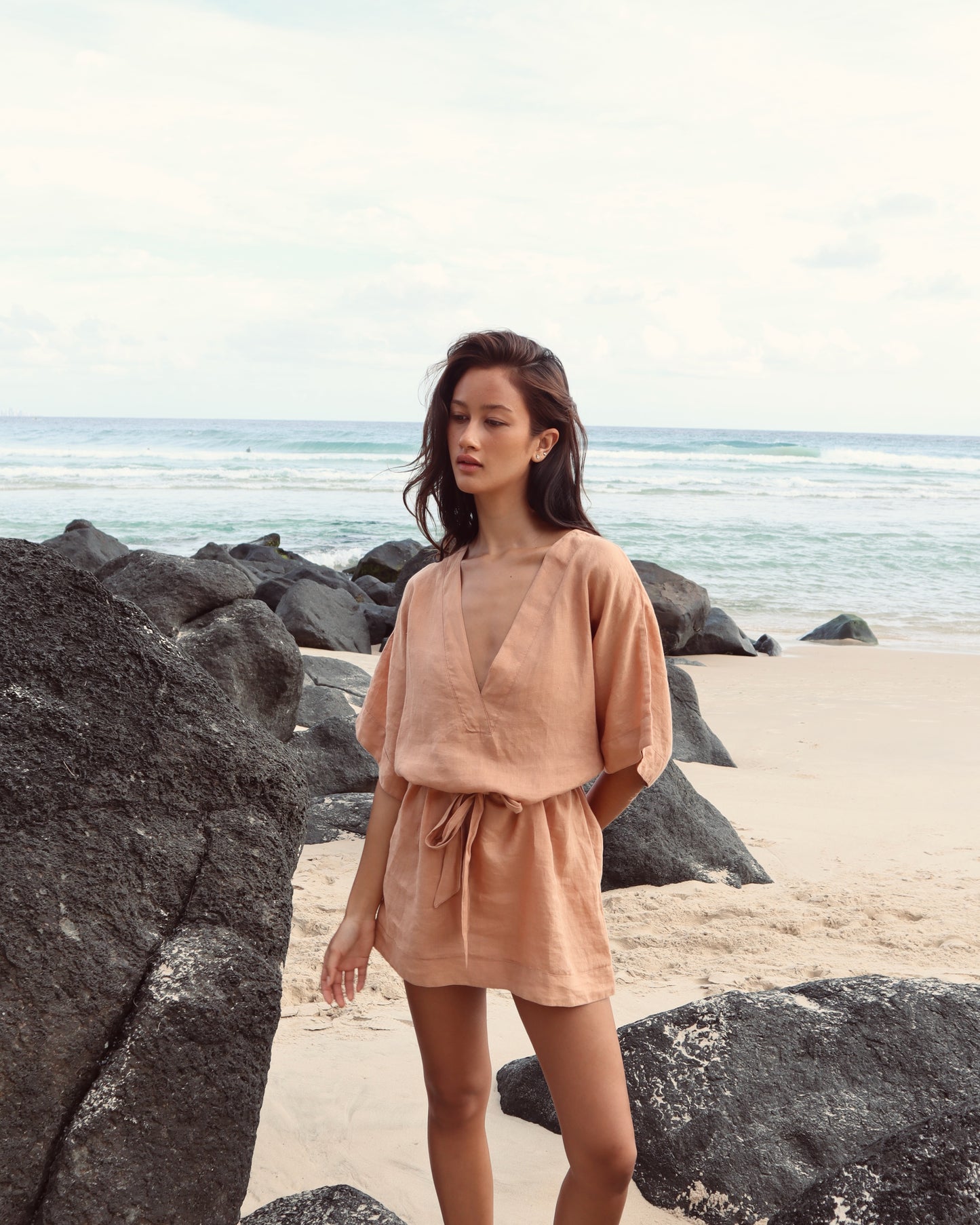 Aya Mini Dress - Desert Dust