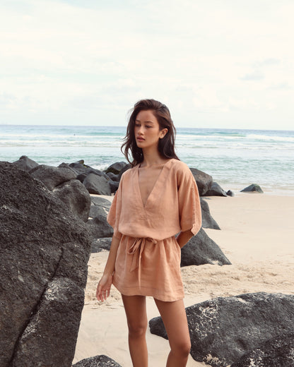 Aya Mini Dress - Desert Dust