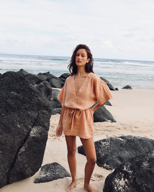 Aya Mini Dress - Desert Dust