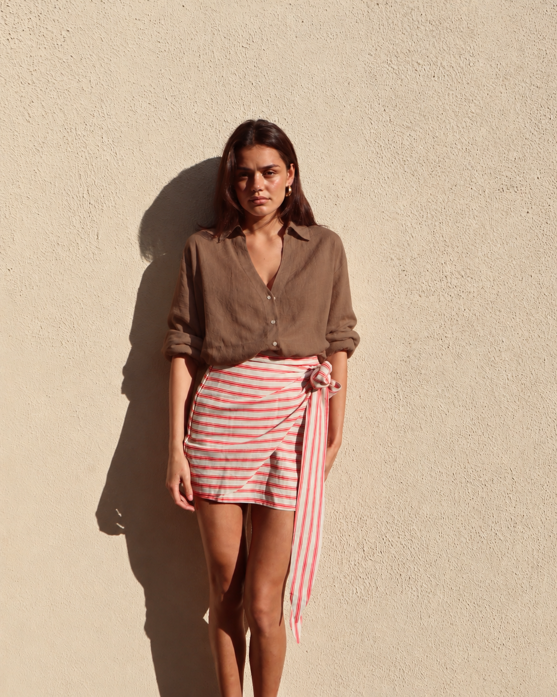Lennox Long sleeve Shirt - brown