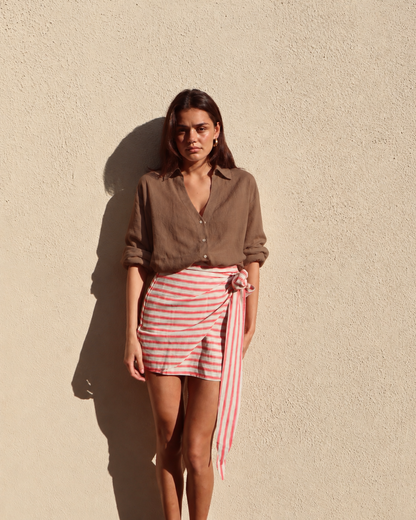 Lennox Long sleeve Shirt - brown