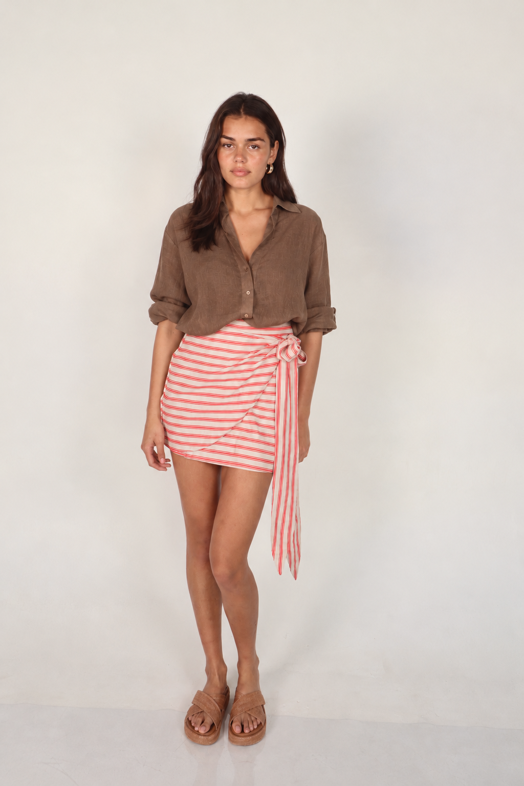 Lennox Long sleeve Shirt - brown
