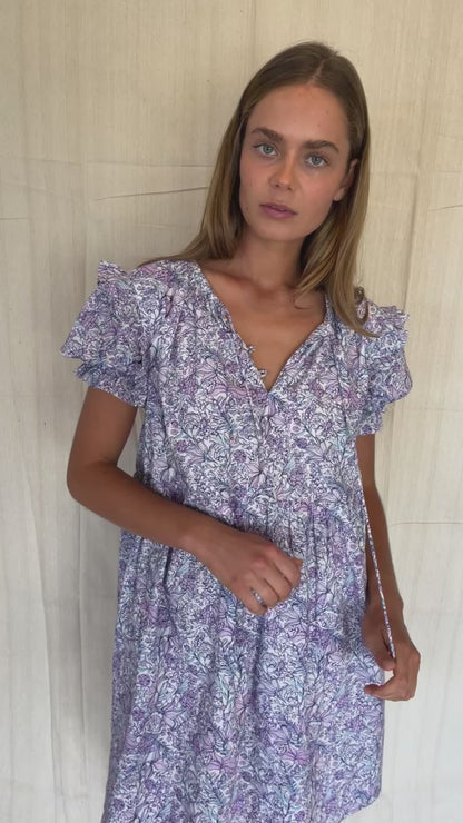 Bella - Purple Floral (FINAL SALE)
