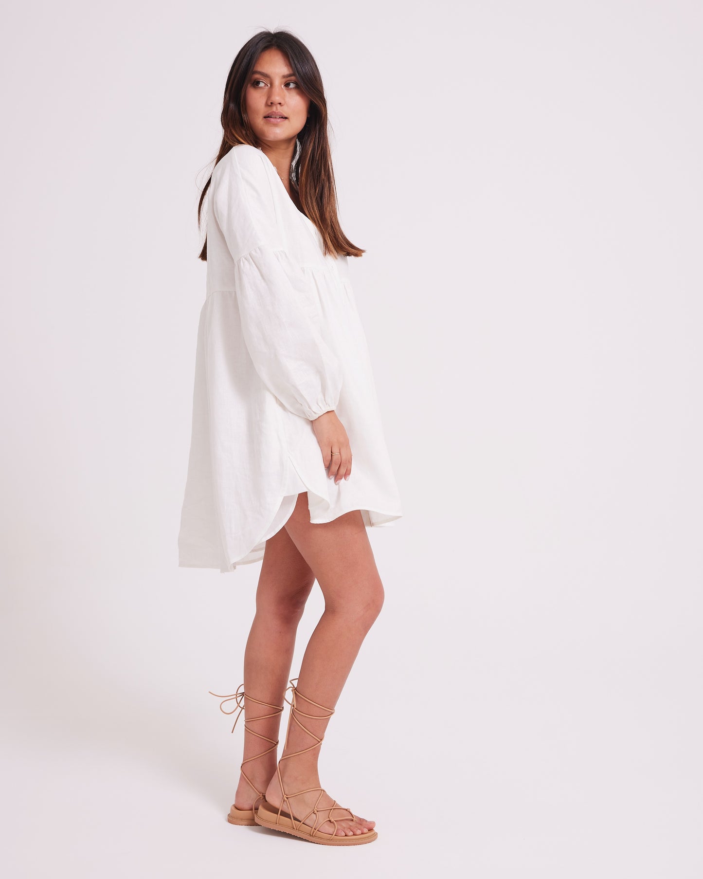 Blake Mini Dress - White