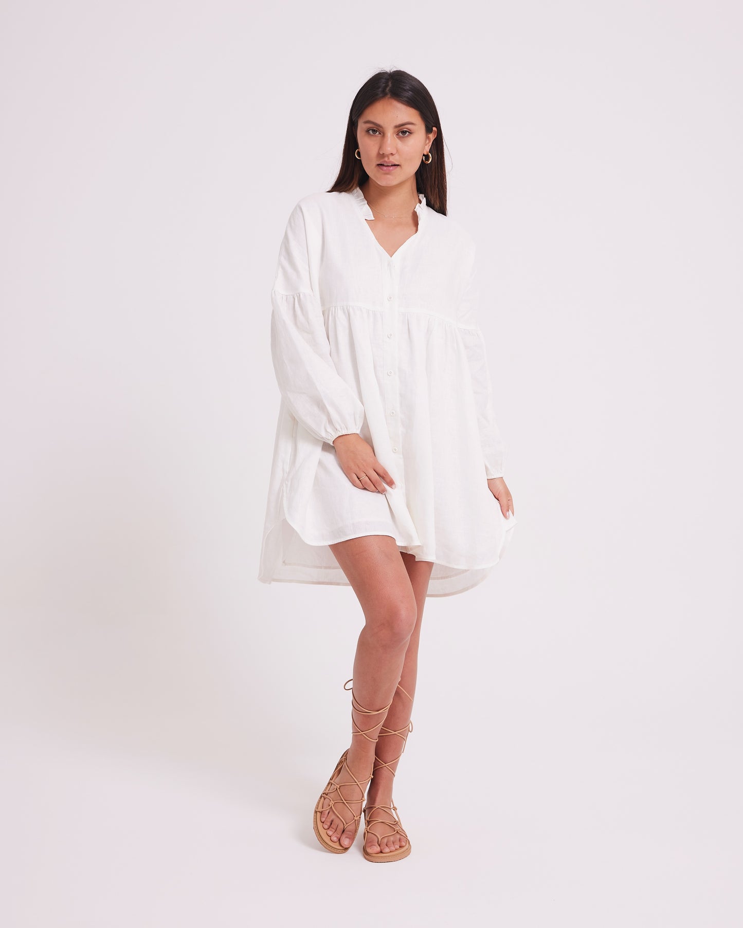 Blake Mini Dress - White