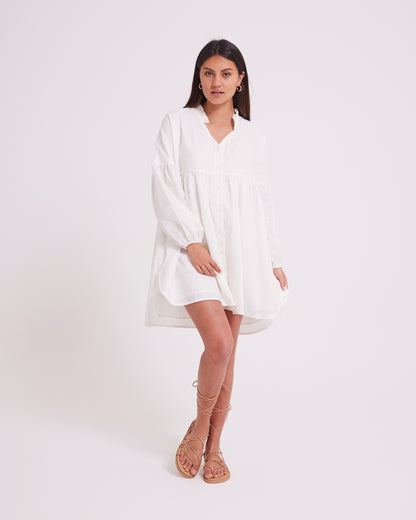 Blake Mini Dress - White