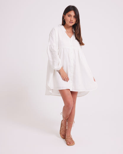 Blake Mini Dress - White