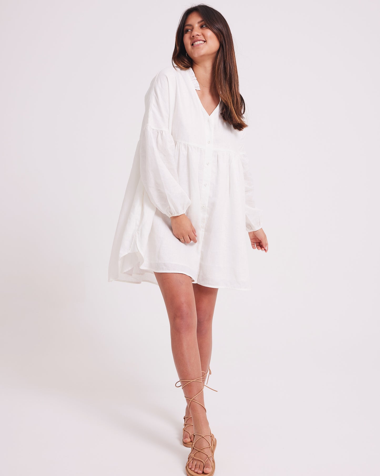 Blake Mini Dress - White