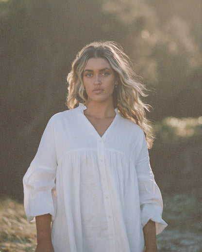 Blake Mini Dress - White