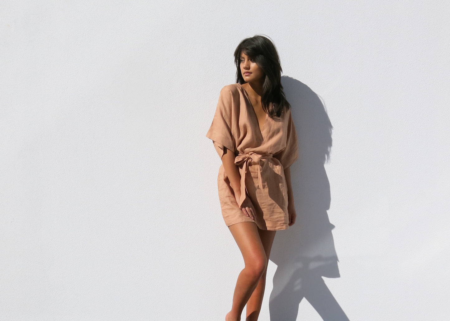 Aya Mini Dress - Desert Dust - Louley