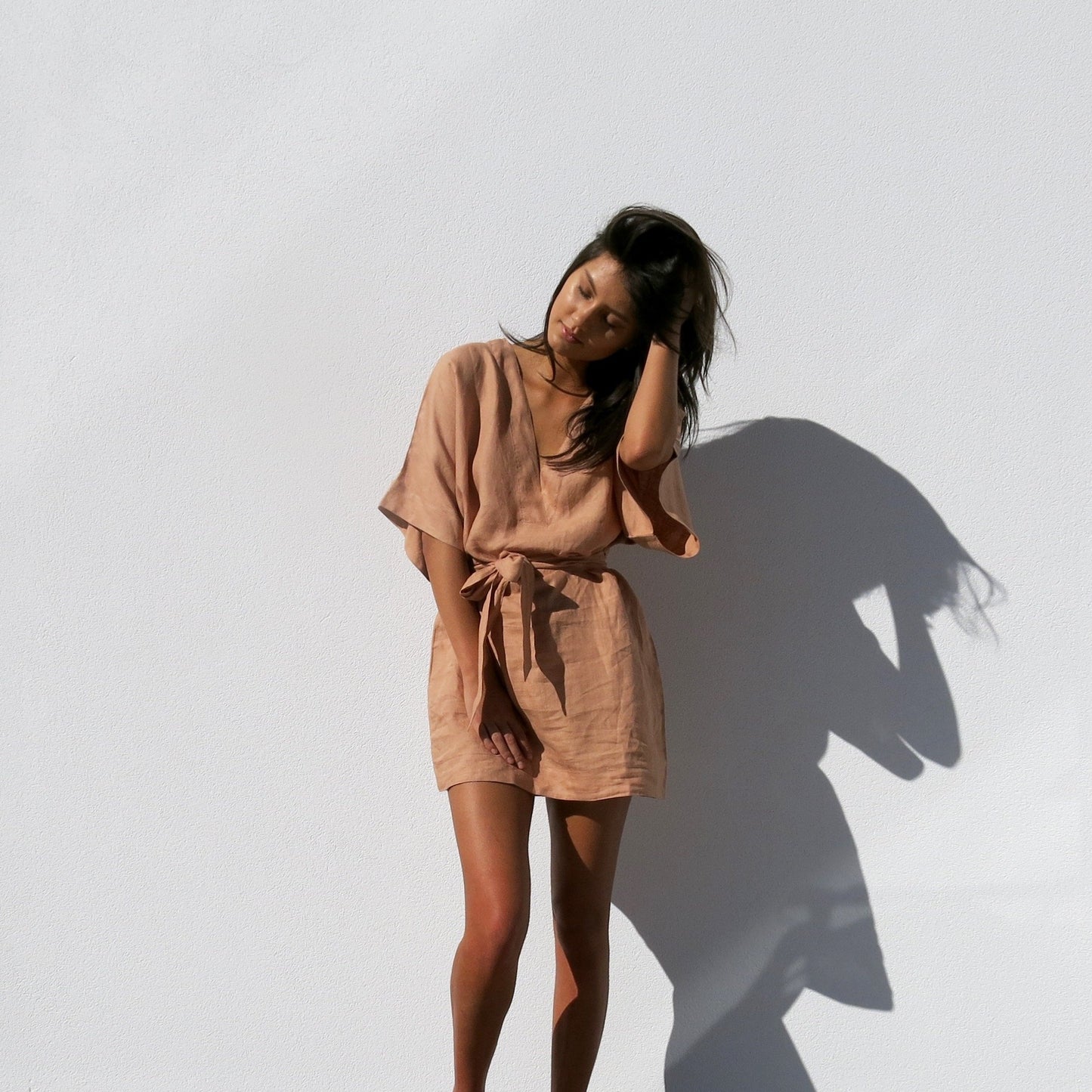Aya Mini Dress - Desert Dust - Louley